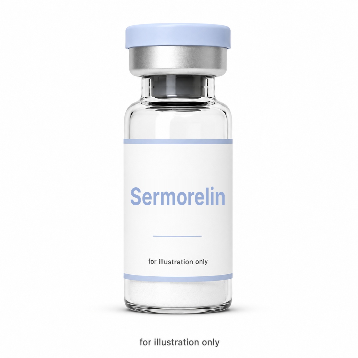 Sermorelin vial, for illustration only